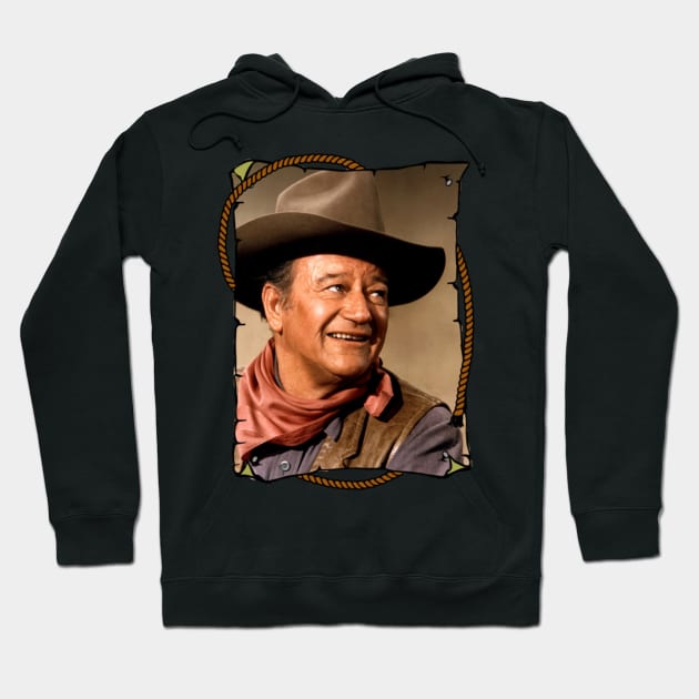 John_Wayne Hoodie by Anung